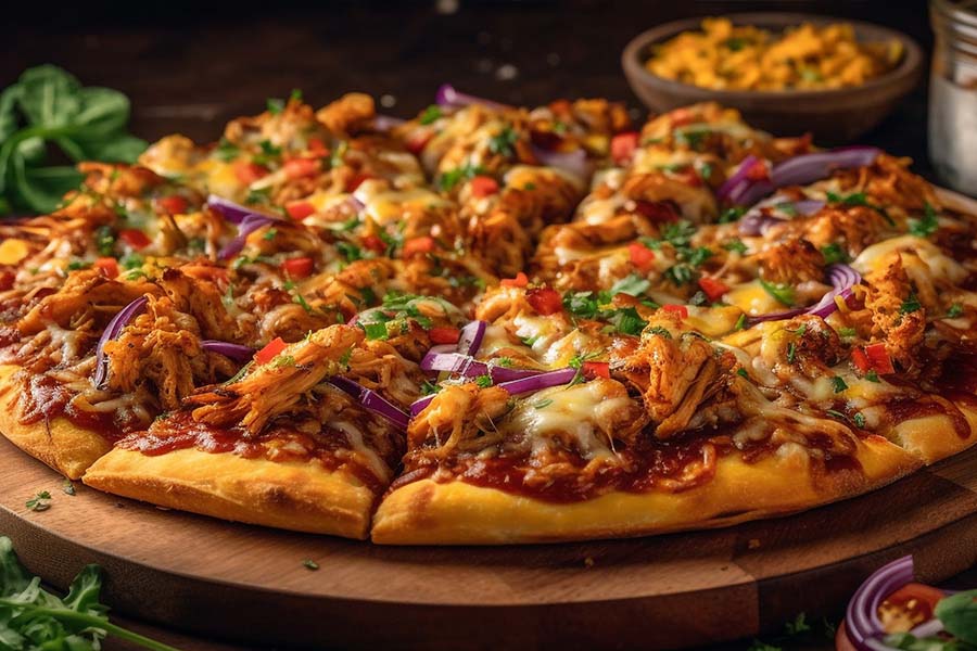 Amerikanische Pizza